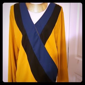 Ashley Stewart sexy cross body shirt